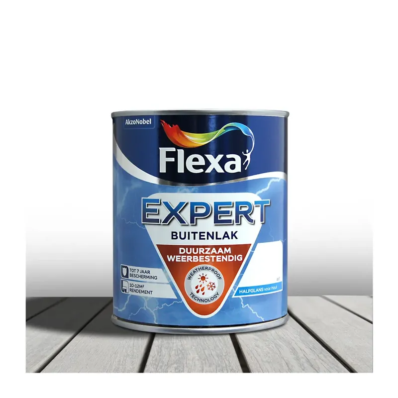 Flexa Expert Buitenlak Halfglans Wit Snelle Levering