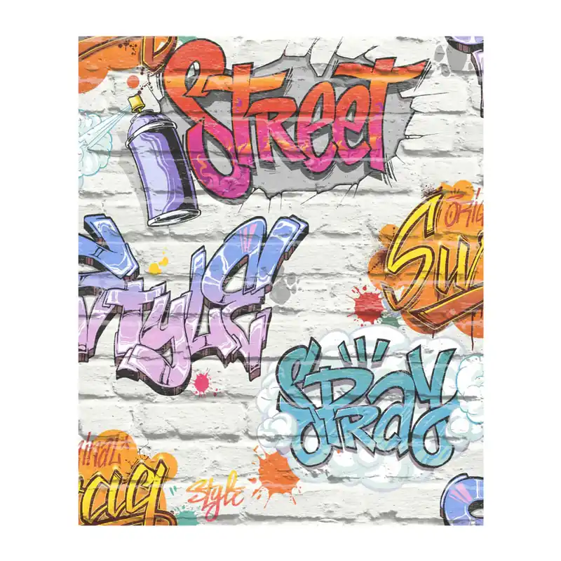 Ontdek Dutch Wallcoverings Freestyle Papierbehang Graffiti L17905 Meest Verkocht