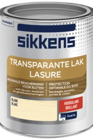 Transparante lak blank hoogglans voor buitenhout Shop Nu