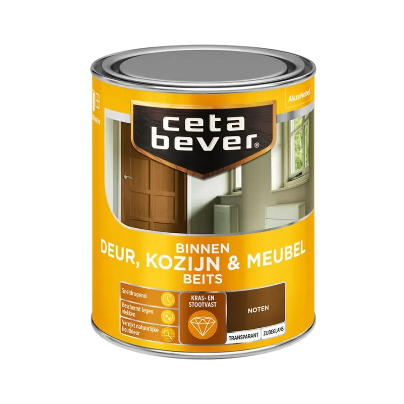 Cetabever Binnenbeits Deur, Kozijn & Meubel - Noten Aanbieding