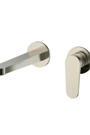 Merkproduct Blue Label Skive inbouw wastafelkraan wand incl. inbouwdeel, geborsteld nikkel FK-0422-BN