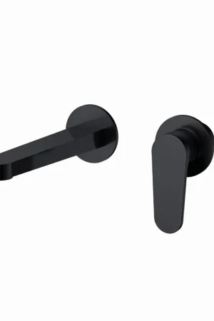 Blue Label Skive inbouw wastafelkraan wand incl. inbouwdeel, mat zwart FK-0422-MB Exclusieve Aanbieding
