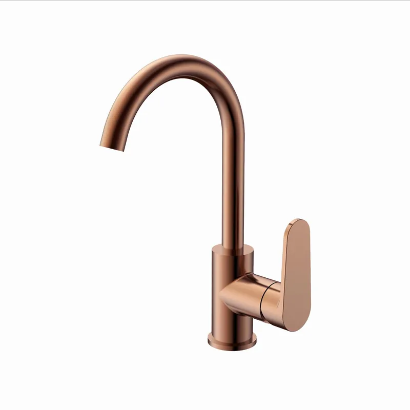 Koop Vandaag Blue Label Skive wastafelkraan C-uitloop geborsteld brons FK-0429-BR
