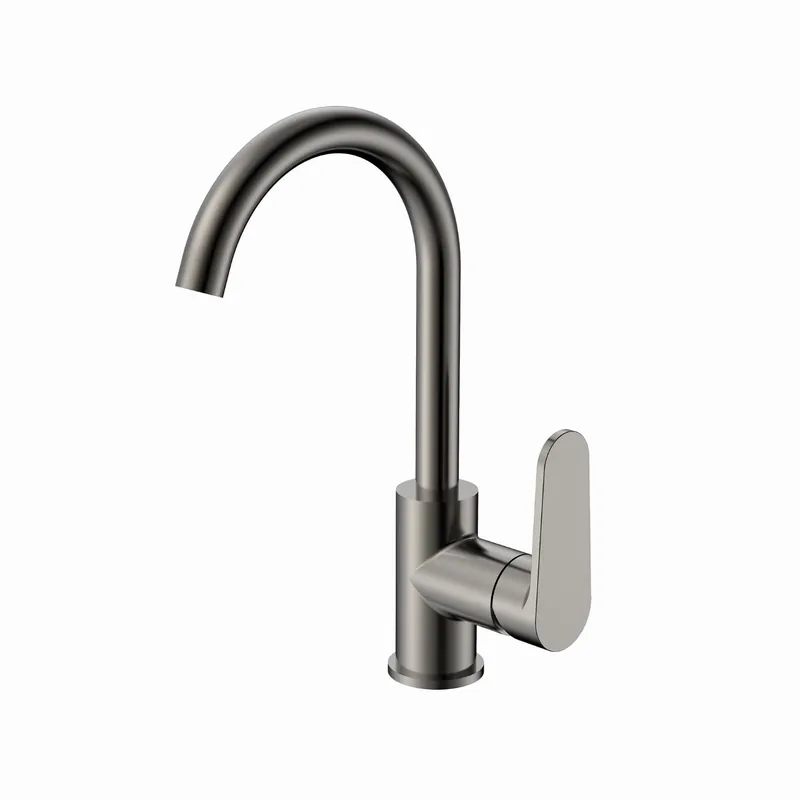 Blue Label Skive wastafelkraan C-uitloop gun metal FK-0429-GM Nu Kopen