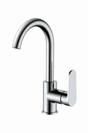 Blue Label Skive wastafelkraan C-uitloop z. waste chroom FK-0429-CP Seizoensaanbieding