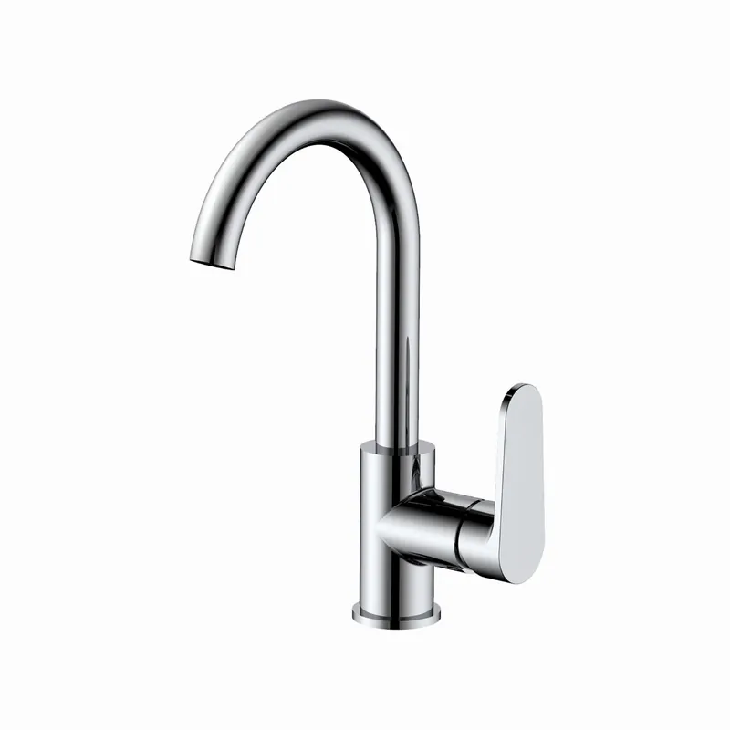 Blue Label Skive wastafelkraan C-uitloop z. waste chroom FK-0429-CP Seizoensaanbieding