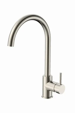 Blue Label Ribe keukenkraan C uitloop geborsteld nikkel FK-0329W-BN Premium