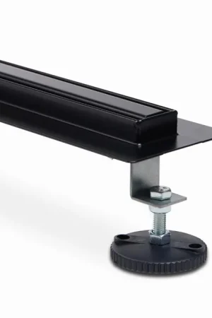 Weekendaanbieding Blue Label Slimline RVS douchegoot 70 cm zwart RVS rooster SD70VSLBL
