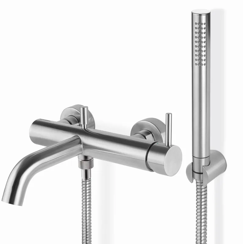 Blue Label Viborg Steel badmengkraan met handdouche, rvs Must-Have