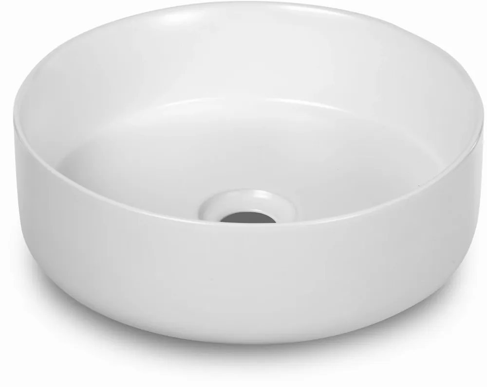 Betrouwbaar Blue Label Skagen waskom zonder overloop 36x36x12cm mat wit FK7044A-MW