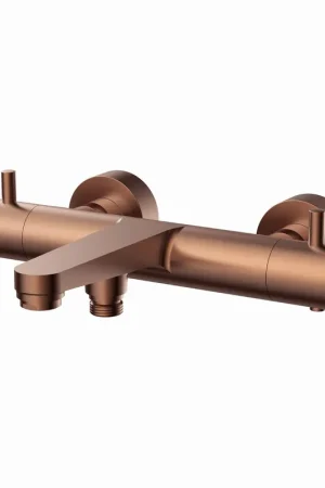 Blue Label Skive badthermostaat 15cm geborsteld brons FK 8077-4-BR Direct Beschikbaar