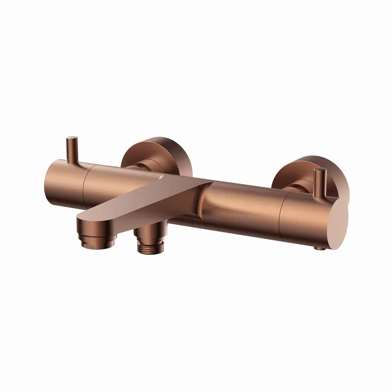 Blue Label Skive badthermostaat 15cm geborsteld brons FK 8077-4-BR Direct Beschikbaar