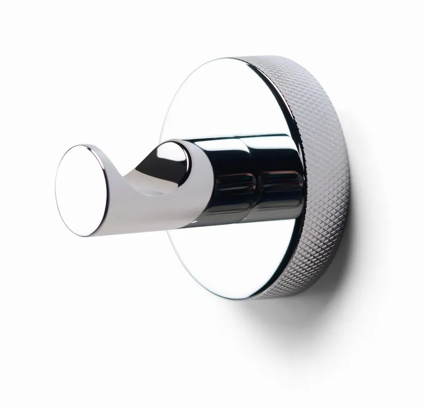 Blue Label Vida Facet handdoekhaak, met 1 haak, kleur chroom Hete Deal