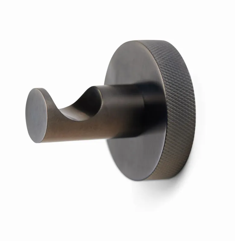 Blue Label Vida Facet handdoekhaak, met 1 haak, kleur gun metal Express Levering