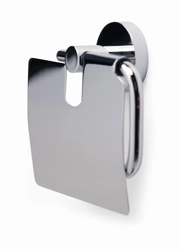 Aanbieding Blue Label Vida Facet toiletrolhouder met klep chroom