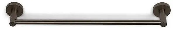 Blue Label Vida handdoekhouder enkel 45cm gun metal FK8112GM Bestel Nu