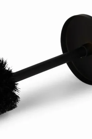 Bestseller Blue Vida reserve onderdeel voor toiletborstelset; borstel, steel en deksel, zwart