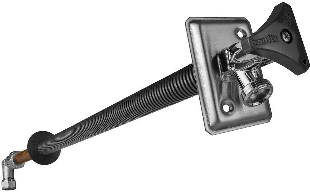 Bonfdix, buitenkraan, vorstvrij, met gevelplaat, met slangwarte, bovendeel niet keramisch, 1/2‘‘, wand, messing Beste Prijs