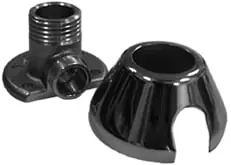Populair BPE M.P. 1/2"x12 M/VERCHR.ROZET (per stel)