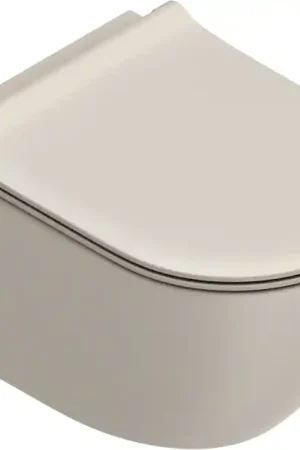 Direct Beschikbaar Catalano Sfera Tonalita wandcloset Silentech, Twinglaze zonder spoelrand 50cm mat sabbia 0511500029