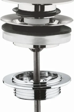Premium Grohe afvoergarnituur push-open afneembare kap afsluitbaar supersteel 65807DC0