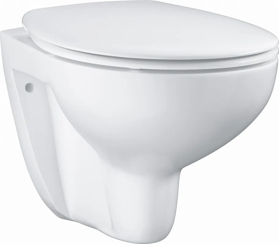 Grohe Bau Ceramic rimless wandcloset 53cm met softclose closetzitting wit 39351000 Speciale Aanbieding