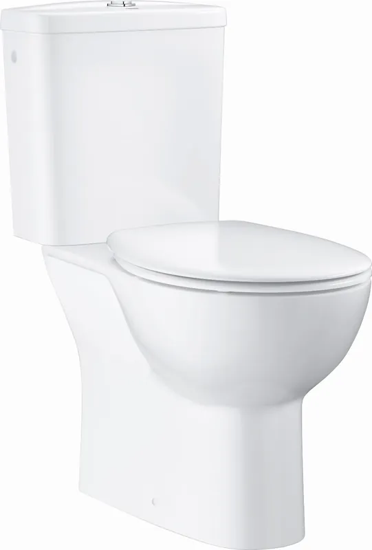 Grohe Bau closetcombinatie diepspoel zonder spoelrand, met zitting softclose wit 39346000 Laatste Kans