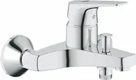 Betrouwbaar Grohe Bau Flow badkraan m. koppelingen m. omstel HOH=15cm chroom 23756000