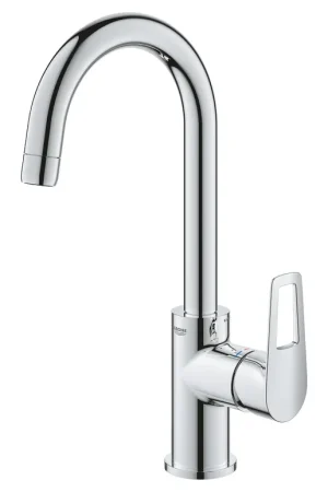 Grohe BauLoop L-size wastafelmengkraan met gladde body chroom 23891001 Speciale Aanbieding