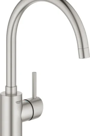 Populair Grohe Concetto keukenkraan m. hoge draaibare uitloop supersteel 32661DC3