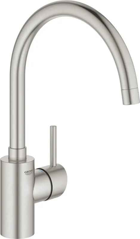 Populair Grohe Concetto keukenkraan m. hoge draaibare uitloop supersteel 32661DC3