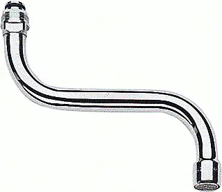 Direct Beschikbaar Grohe Costa onderuitloop M22x15cm voor wandkraan chroom 13052000