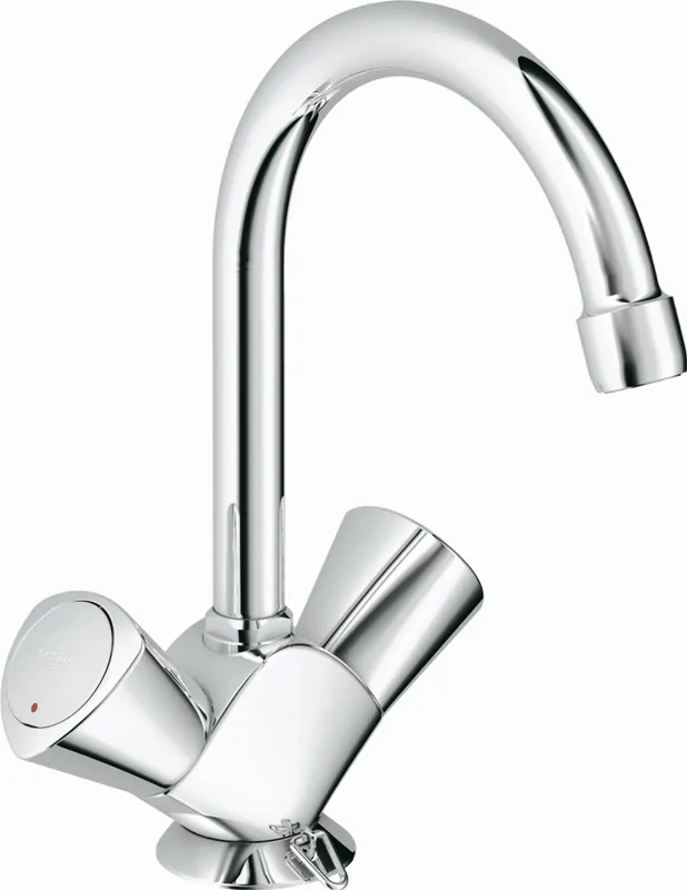 Grohe Costa S S-size wastafelkraan ketting draaibaar chroom 21338001 Lage Kosten