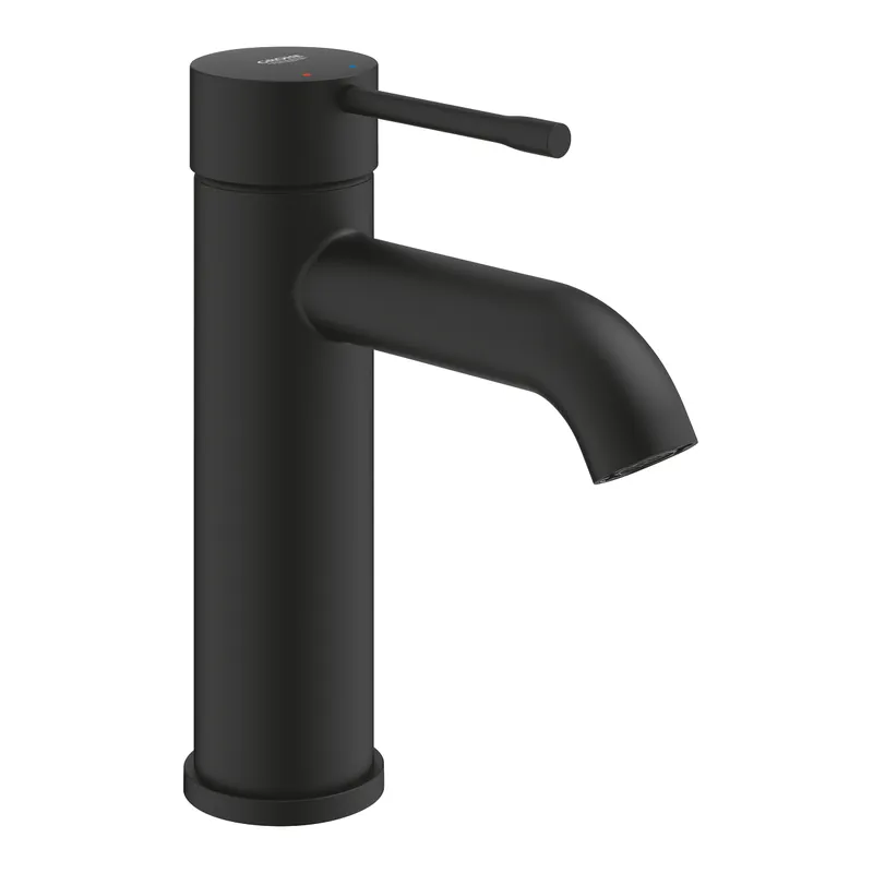 Grohe Essence S-size wastafelkraan z. waste Phantom Black 24172KF1 Gratis Retour