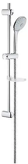 Betaalbaar Grohe Euphoria glijstangset m. handdouche Massage 60cm m. doucheslang 175cm m. zeepschaal chroom 27231001