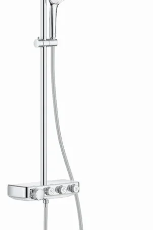 Betaalbaar Grohe Euphoria SmartControl 310 Duo douchesysteem m. douchethermostatisch, HOH=15cm, Euphoria hoofddouche SmartActive, handdouche chroom 26507000