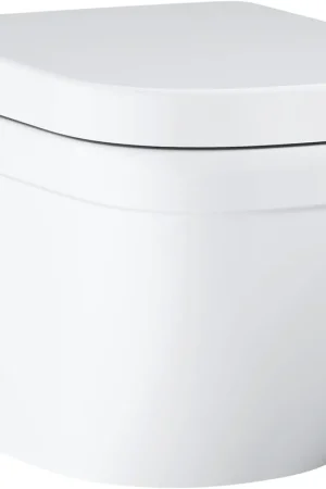 Uitverkoop Grohe Euro Ceramic rimless wandcloset 54cm met softclose en quickrelease closetzitting wit 39554000