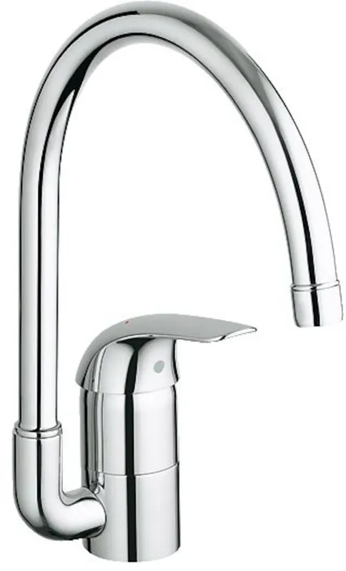 Bestseller Grohe Euroeco keukenkraan m. hoge uitloop chroom 32752000