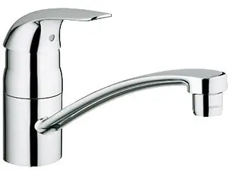 Grohe Euroeco keukenkraan met lage uitloop chroom 32750000 Gecertificeerd