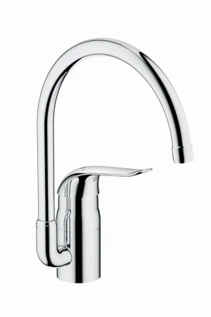 Op = Op Grohe Euroeco Special keukenkraan m. hoge draaibare uitloop chroom 32786000