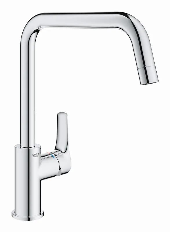 Veilige Betaling Grohe Eurosmart keukenkraan m. hoge draaibare uitloop chroom 30567000
