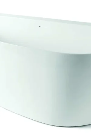 Seizoensaanbieding Luca Sanitair Primo back to wall bad van acryl met overloop 170x78x60h glans wit