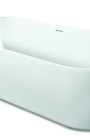 Lage Kosten Luca Sanitair Primo vrijstaand bad van acryl met overloop 178x80x56h glans wit