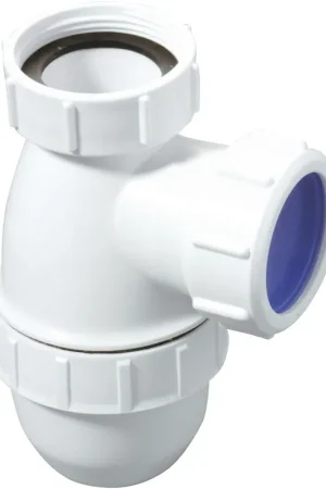 McAlpine bekersifon klein, 1 1/2" x 40mm, PP, wit (voor wastafels of bidets) 0051450 Bestseller