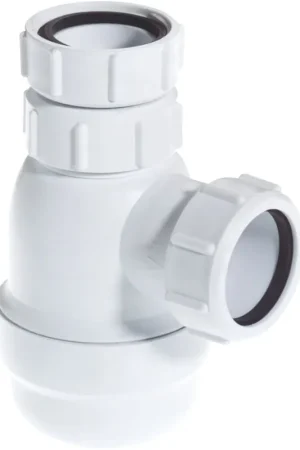 Meest Verkocht McAlpine bekersifon met inlaat 1 1/2" x 40mm hoogte verstelbaar PP wit 0051650
