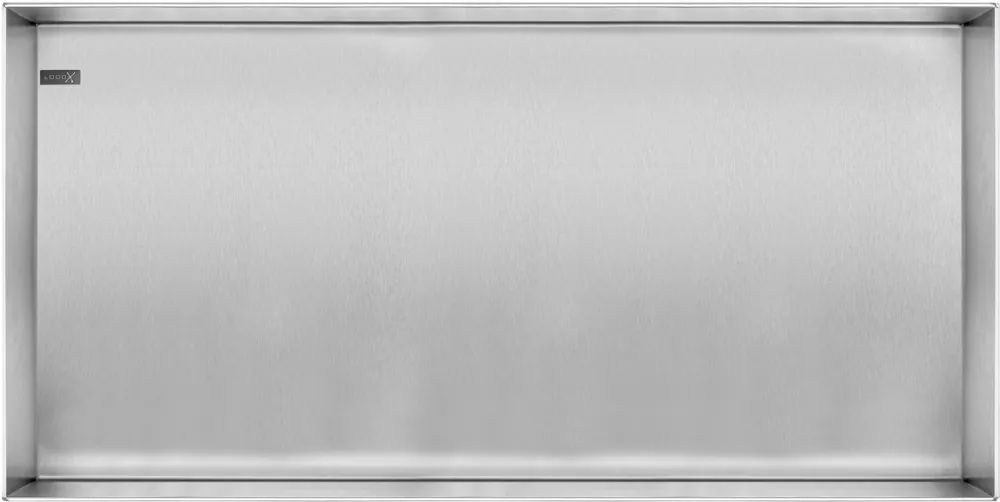 Hoge Kwaliteit Looox Special Colour Box op- en inbouwnis 600x300 mm geborsteld rvs CBOX60RVS