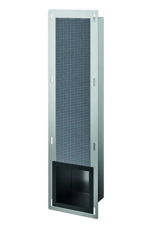 Luca Sanitair Inbouw reserve toiletrolhouder 19,5x72x12,2cm in Mat zwart Populair
