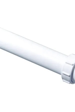 Uitverkoop McAlpine Ruimtebesparende bocht 1 1/2" x1 1/2" verstelbare buis PP wit 0052850