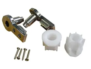 Novellini Aurora scharnieren voor badwand chroom R04AUR-40 Snelle Levering