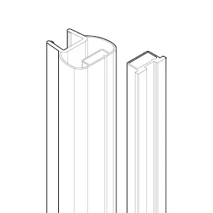 Direct Verzonden Novellini magneetstrip Young 2.0 nisdeur, voor de BN 01 1BS-1B